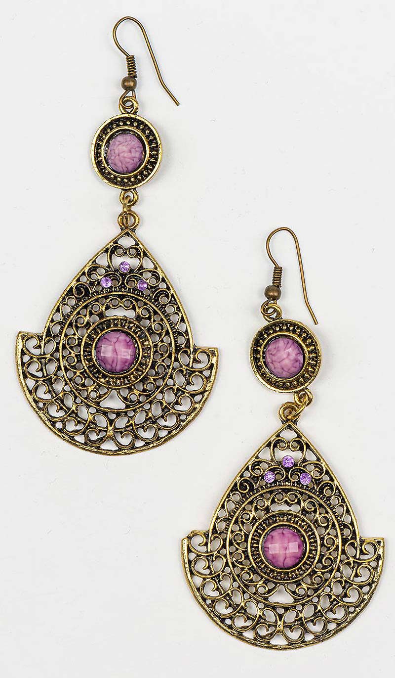 Восточные серьги из Индии INDIASTYLE