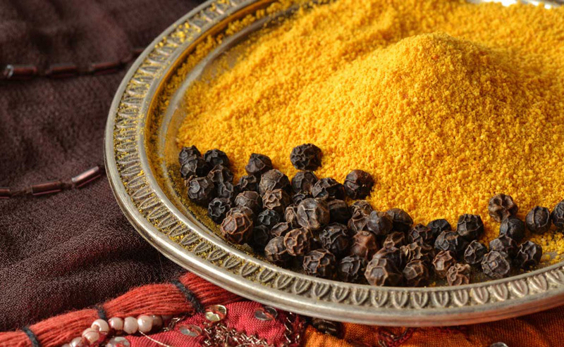 Черный перец с куркумой