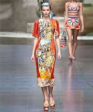 Коллекция летних платьев от Dolce Gabbana