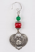 Серьги с кораллом Тахини
