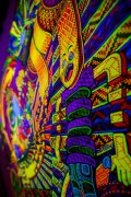 Флуоресцентное светящееся полотно «Дирижер сознания»