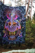 Настенный гобелен с психоделическим принтом «Ganesha»