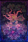Настенное флуоресцентное полотно «Tree of Life»
