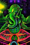 Флуоресцентный гобелен «GANESHA»