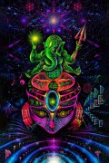 Флуоресцентный гобелен «GANESHA»