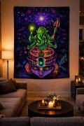 Психоделический гобелен на стену «Сознанаие»