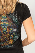 Футболка с флуоресцентным принтом «AvalokiteShvara»