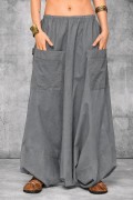 Женские штаны шаровары из хлопка с карманами – Тефия