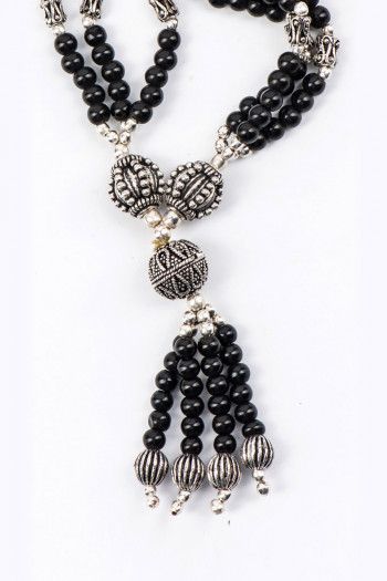 Многоуровневые бусы Брахманский шнур