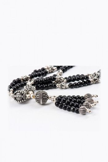 Многоуровневые бусы Брахманский шнур