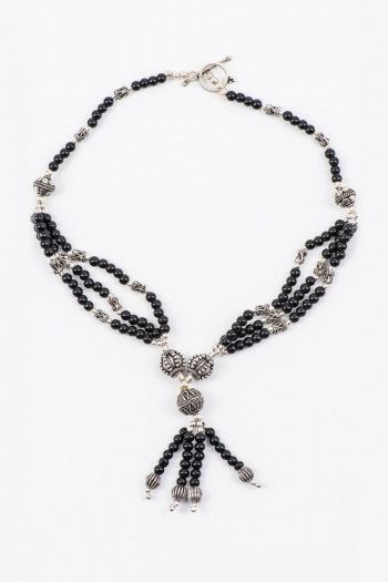 Многоуровневые бусы Брахманский шнур