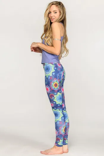 Яркие лосины йоги и спорта «Испанский рассказ»