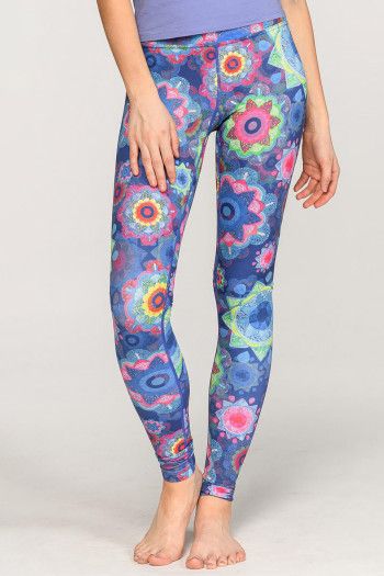 Яркие лосины йоги и спорта «Испанский рассказ»