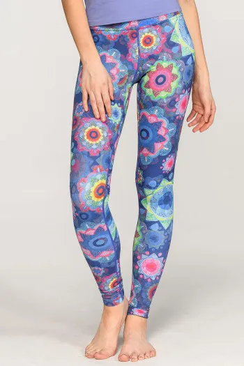 Яркие лосины йоги и спорта «Испанский рассказ»