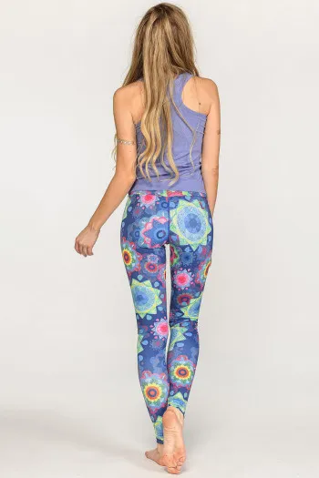 Яркие лосины йоги и спорта «Испанский рассказ»