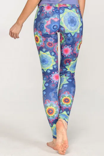 Яркие лосины йоги и спорта «Испанский рассказ»