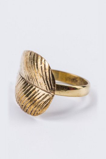 Кольцо Падающий лист