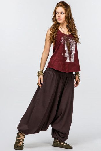 Однотонные шаровары Притяжение