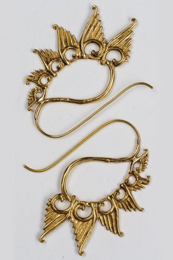 Серьги латунные Ямала