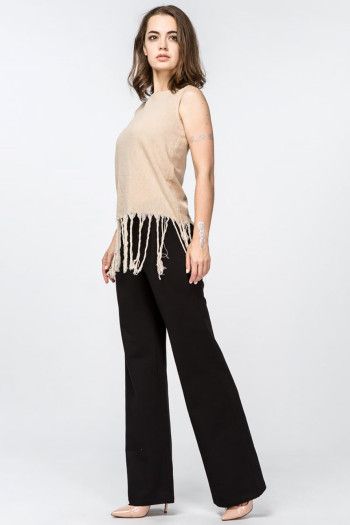 Утепленные прямые штаны Агра