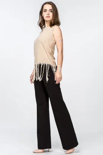 Утепленные прямые штаны Агра