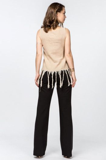 Утепленные прямые штаны Агра