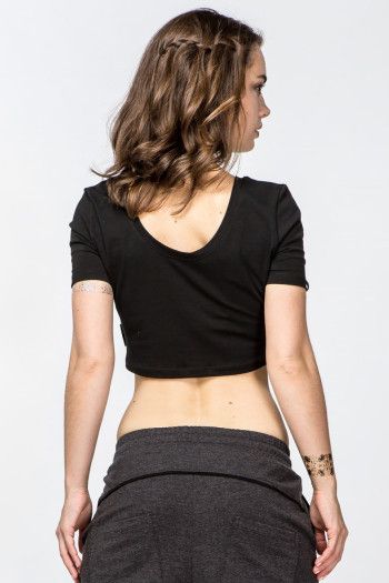 Черный короткий топ Бангалор
