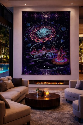 Длинное платье в ромб Махасим