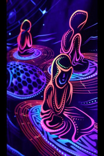 Настенное полотно со светящимся принтом «The Dream»