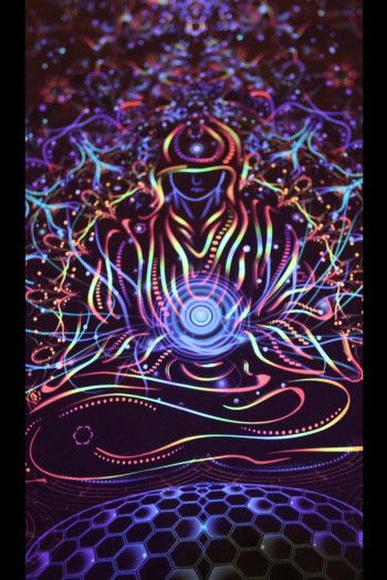 Настенное декоративное флуоресцентное полотно