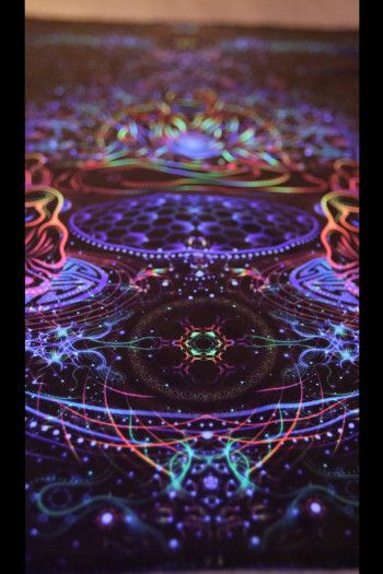 Настенное декоративное флуоресцентное полотно