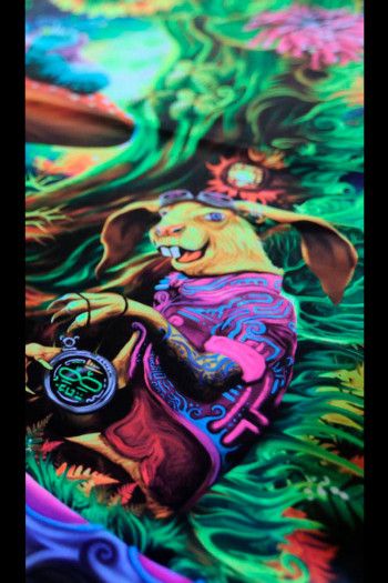 Флюрное транс полотно «Alice Psy»