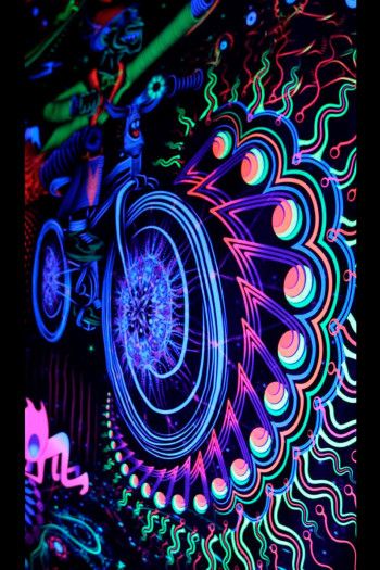 Флуоресцентное настенное полотно «Hoffmann»