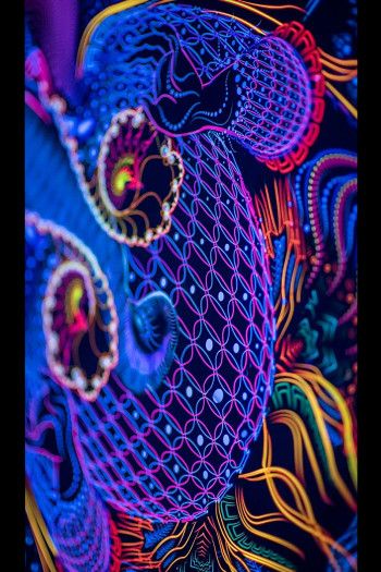 Настенный гобелен с психоделическим принтом «Ganesha»