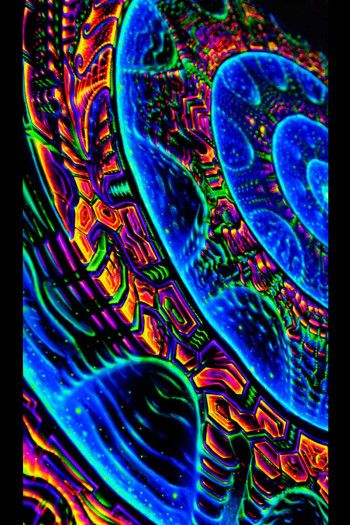 Настенный триповый арт декор «Infinity Levels»