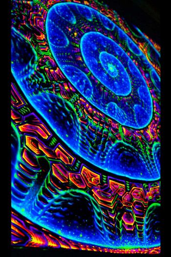 Настенный триповый арт декор «Infinity Levels»