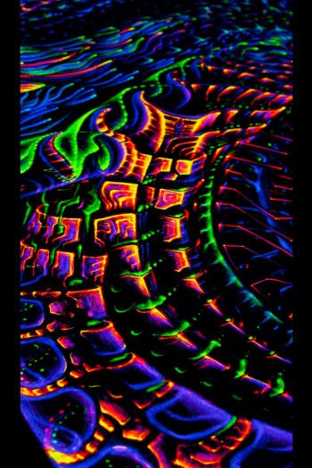 Настенный психоделический гобелен «Creativity»