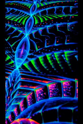 Визионерский психоделический гобелен «BasicBioLogic»