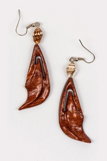 Этнические серьги Ракушки