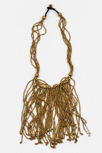 Дизайнерское массивное колье Амарант