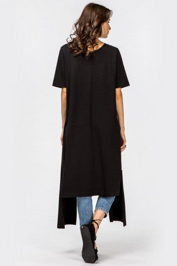 Двусторонняя накидка черная Нерина