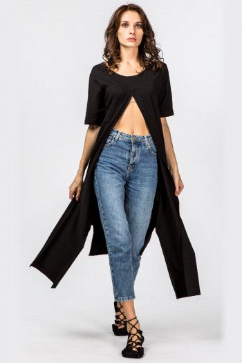 Двусторонняя накидка черная Нерина