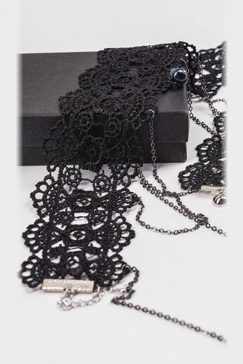 Комплект Черное кружево
