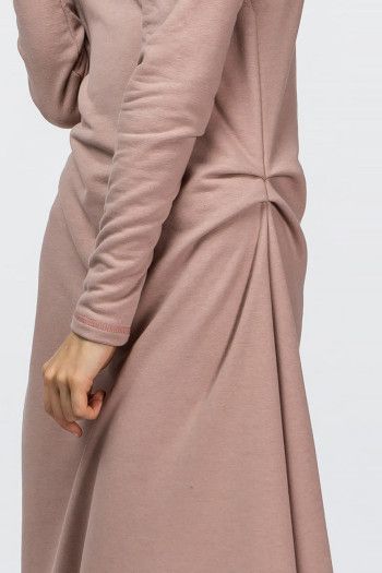 Теплое длинное платье Асаи