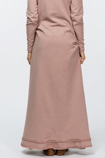 Теплое длинное платье Асаи