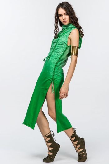 Платье с капюшоном Тара