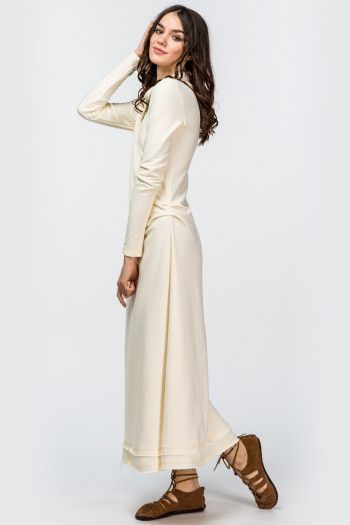 Длинное зимнее платье Асаи