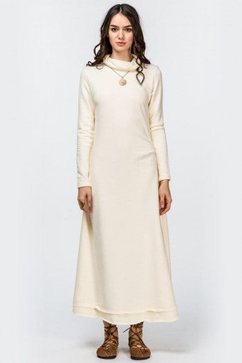 Длинное зимнее платье Асаи