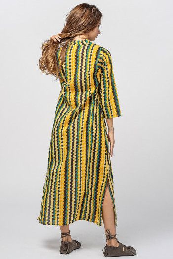 Платье желтое в ромб Капелла