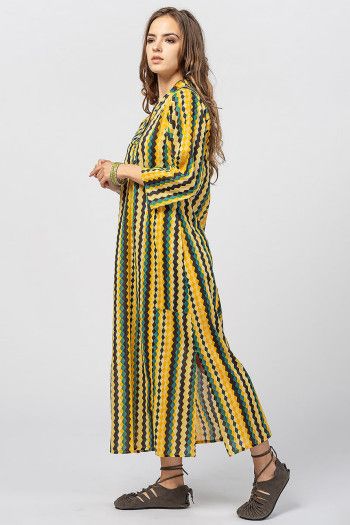 Платье желтое в ромб Капелла